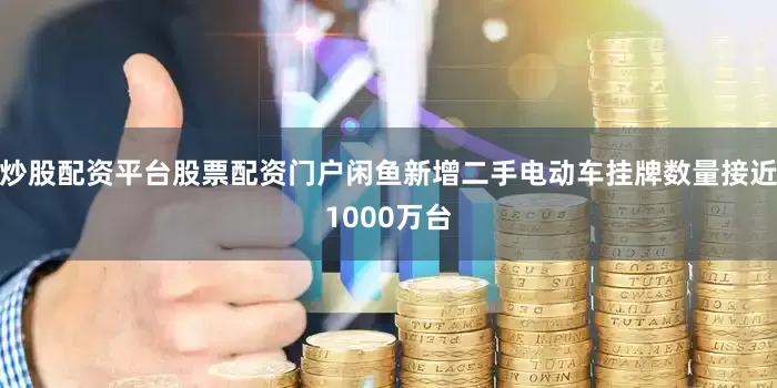 炒股配资平台股票配资门户闲鱼新增二手电动车挂牌数量接近1000万台